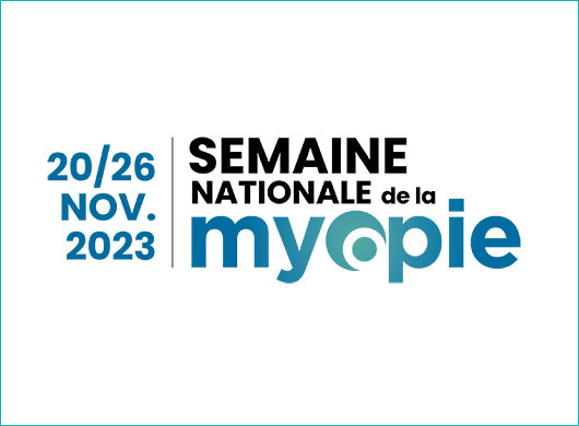 Semaine Nationale de la Myopie du 20 au 26 novembre 2023