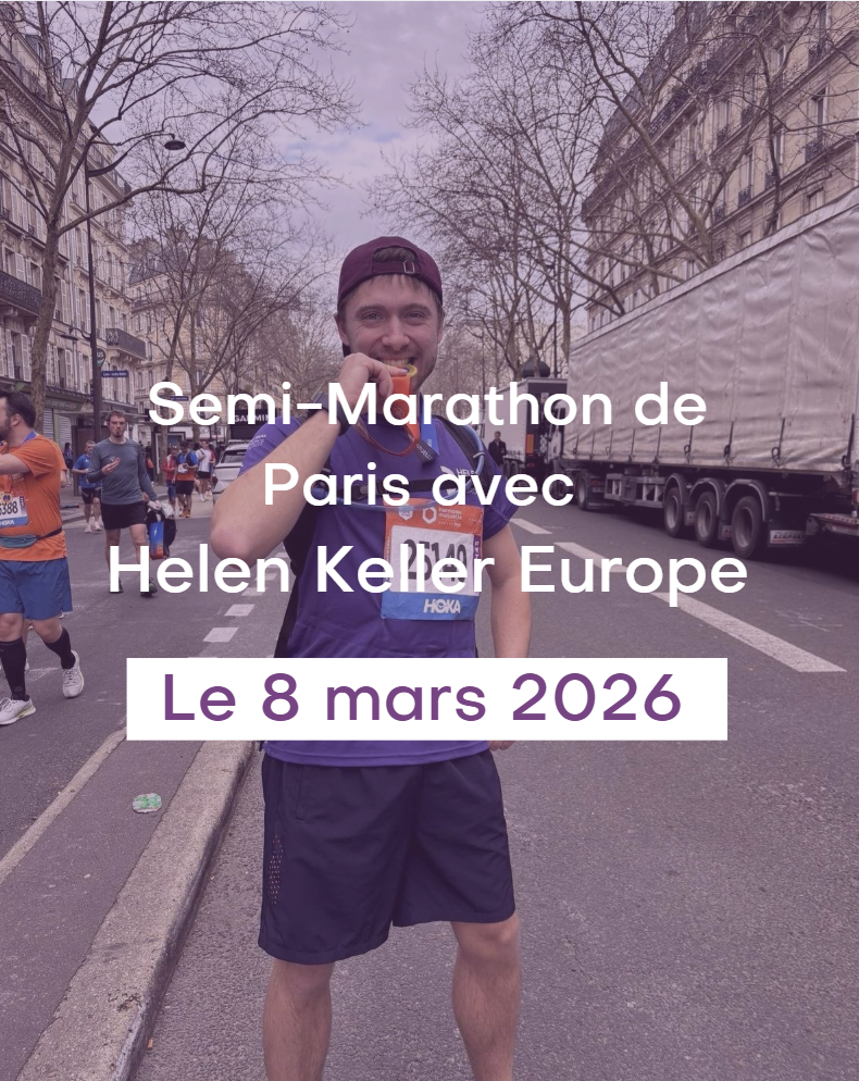 Helen Keller Europe au Semi-Marathon de Paris le 8 mars 2026